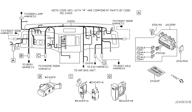 Wiring 2003 Infiniti Fx35