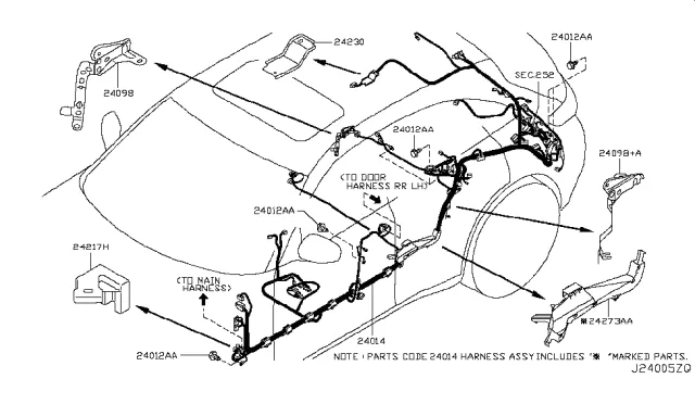 Wiring 2009 Infiniti Fx35