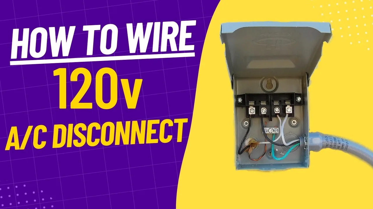 Wiring A Ac Disconnect Ac Disconnect Wiring Diagram