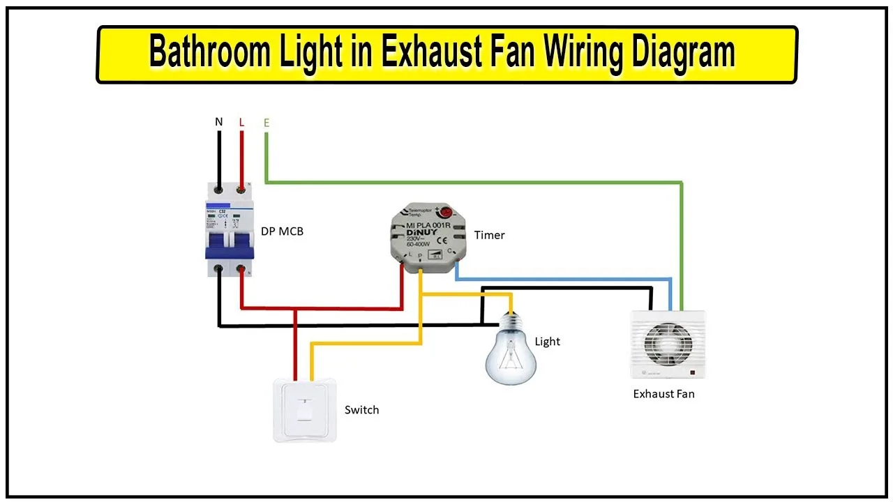 Wiring A Bathroom Fan With Light At Dora Vasquez Blog