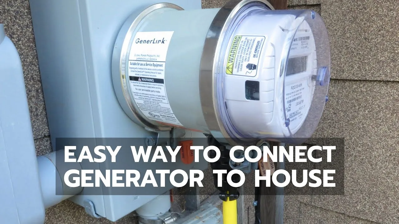 Wiring A Generator To A House