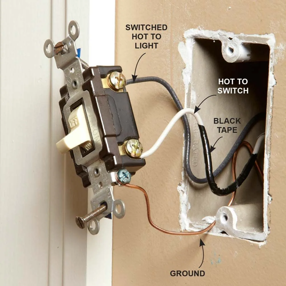 Wiring A Light Switch With 4 Wires