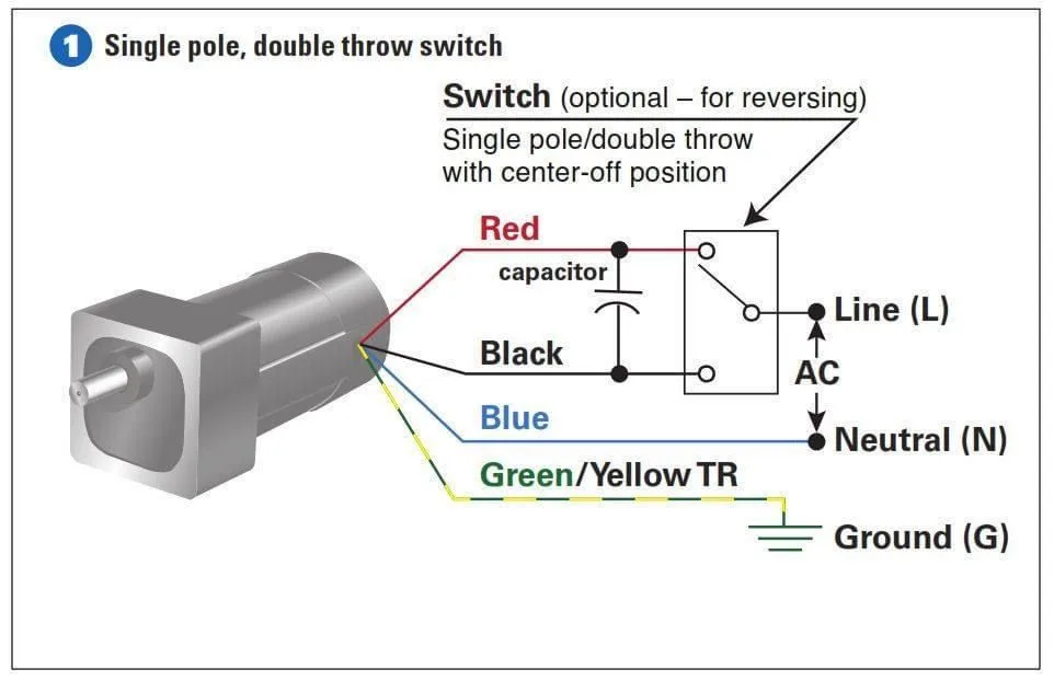 Wiring A Reversible 115V Motor