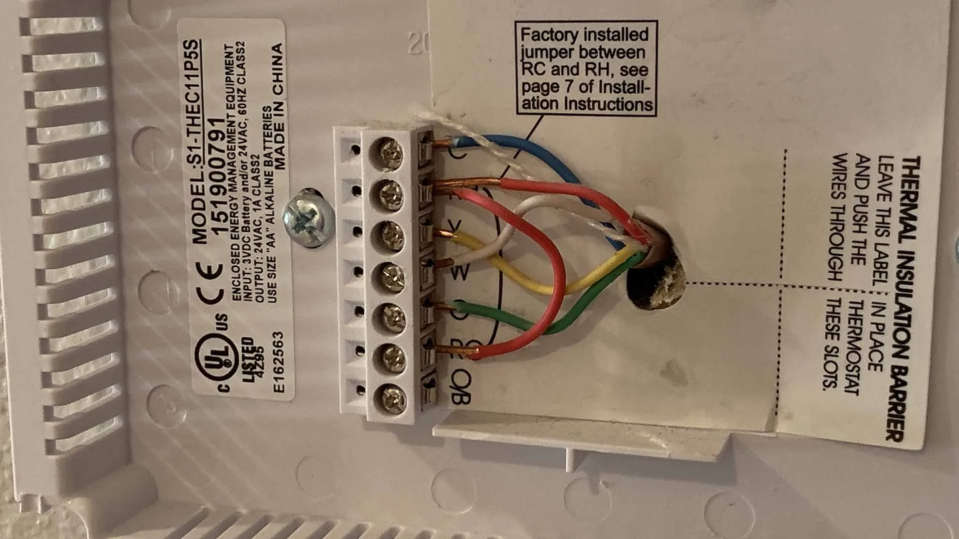 Wiring A Thermostat For Ac And Heat