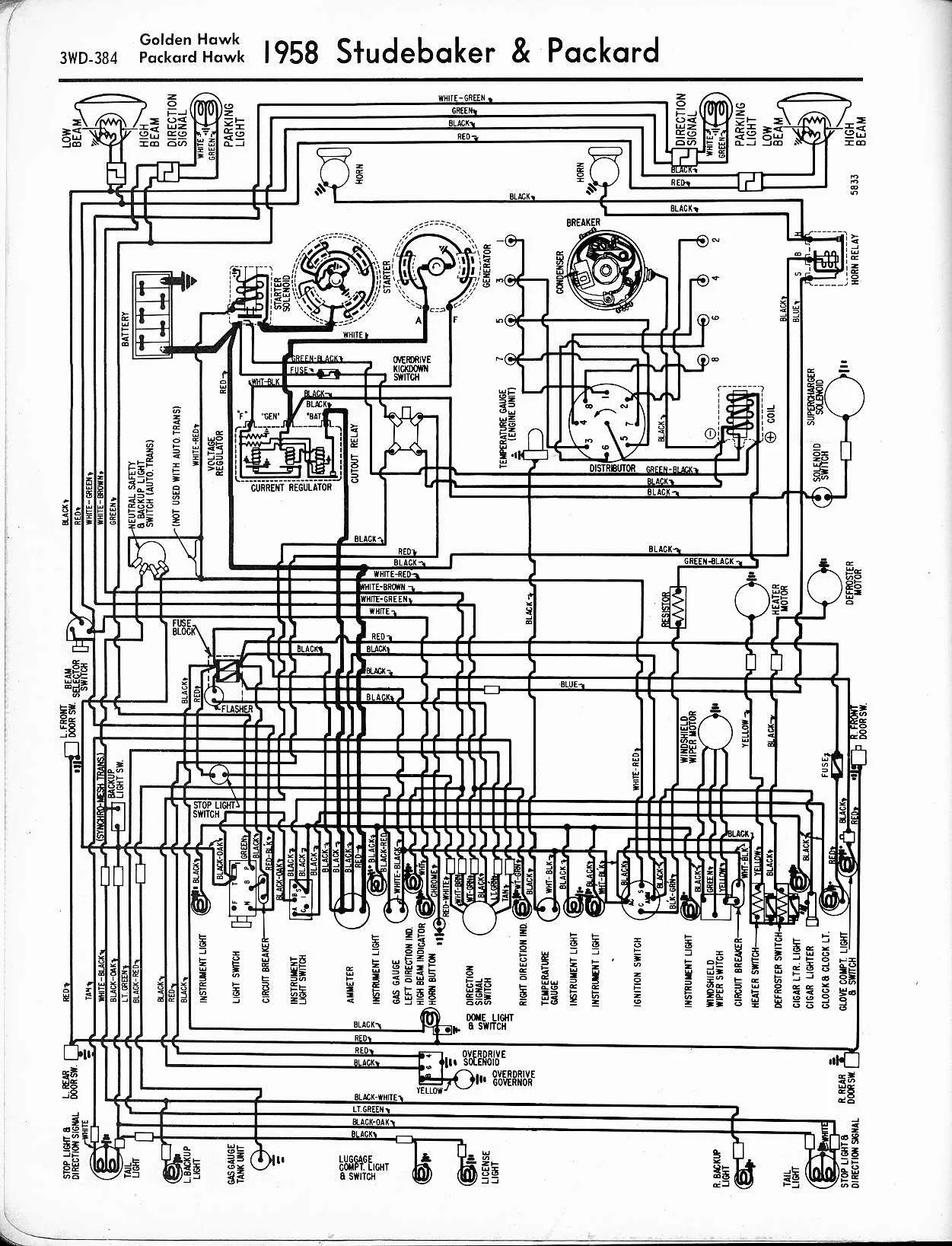 Wiring Diagram 1957 Ford Fairlane