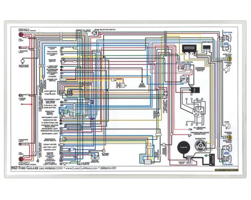 Wiring Diagram 1963 Ford Galaxie Wd63Fdga