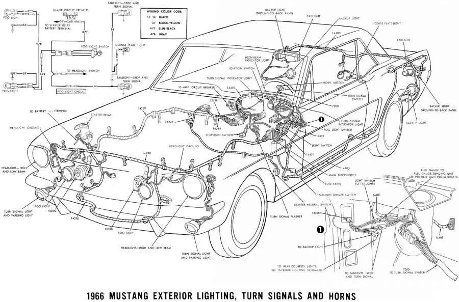Wiring Diagram 1967 Mustang