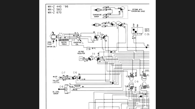 Wiring Diagram 1999 670 Skidoo Wiring Diagram