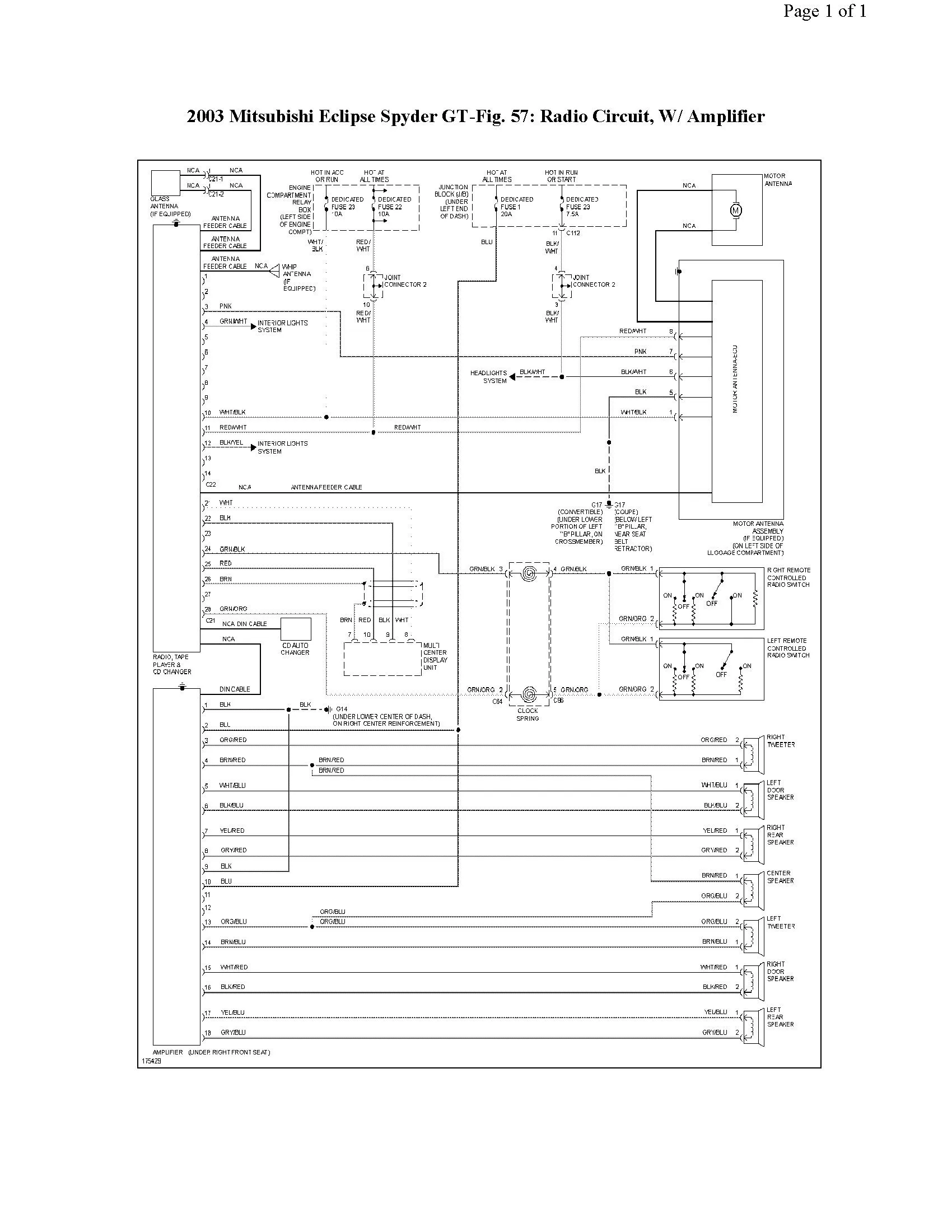 Wiring Diagram 2001 Eclipse
