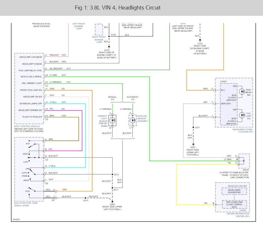 Wiring Diagram 2004 Pontiac Grand Prix