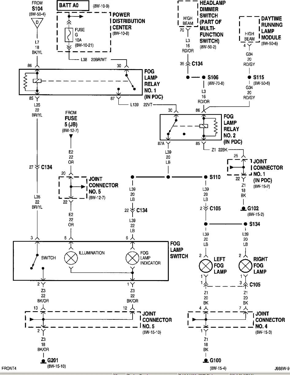 Wiring Diagram 2005 Dodge Dakota Fog Light Database Wiring Diagram Sample