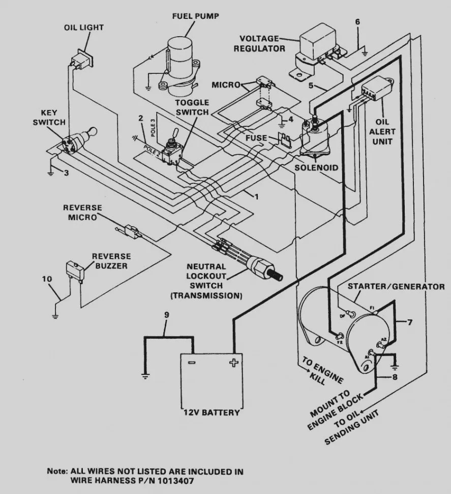 Wiring Diagram 2007 Club Car Precedent Wiring Diagram
