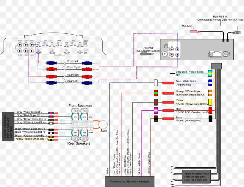 Wiring Diagram Audio Amplifier Wiring Diagram