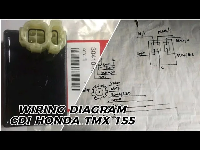 Wiring Diagram Cdi Honda Tmx 155 57 Off
