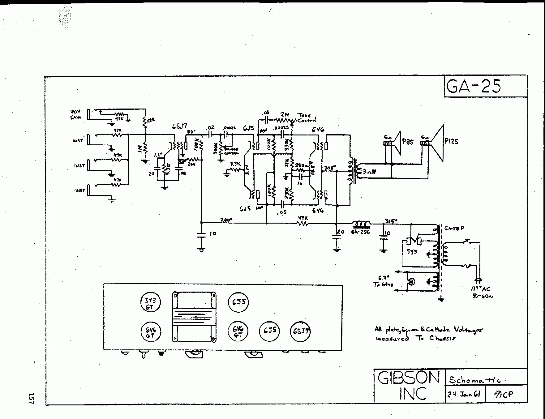 Wiring Diagram Epiphone Les Paul Ii