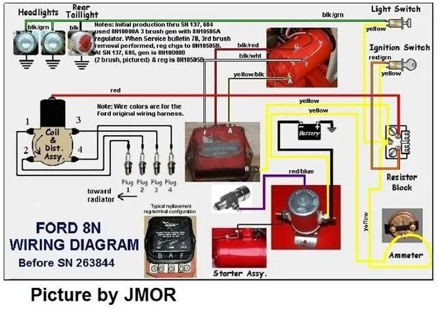 Wiring Diagram For 1948 Ford 8N Tractor