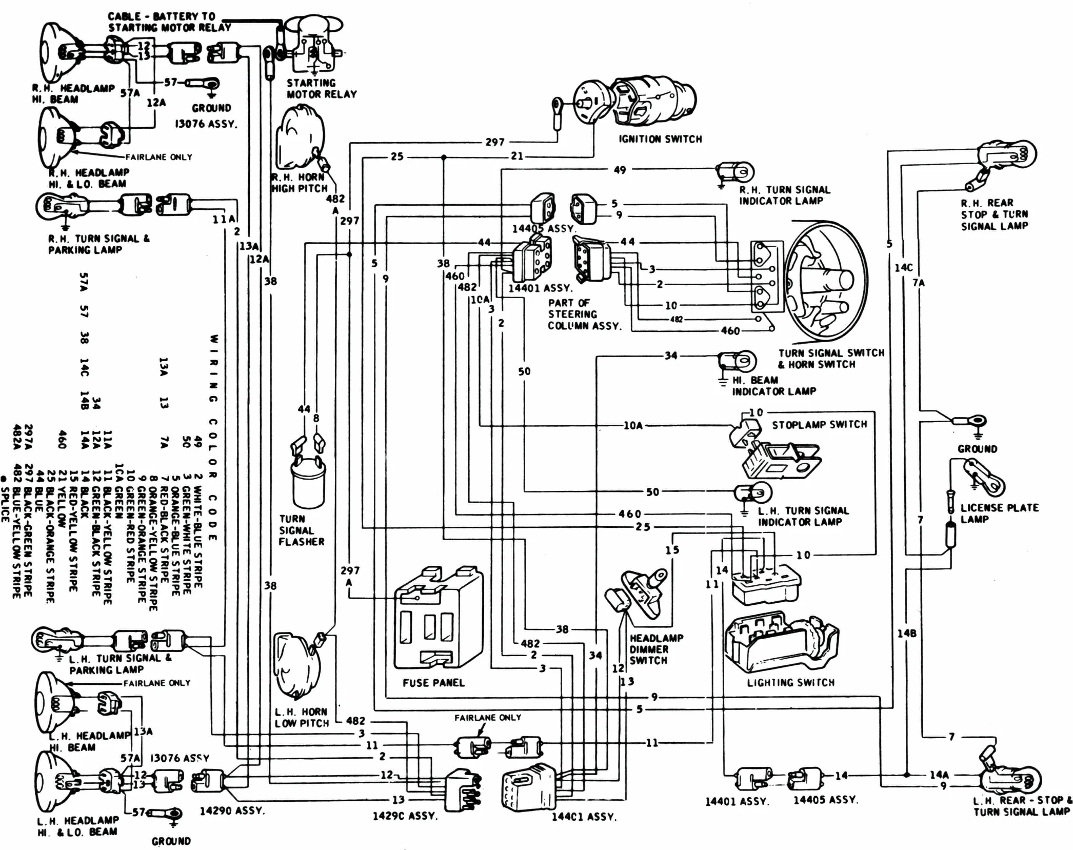 Wiring Diagram For 1967 Ford Mustang