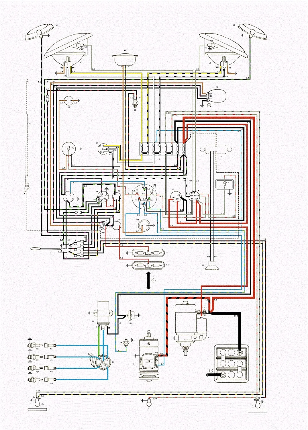 Wiring Diagram For 1979 Vw Beetle Wiring Diagram