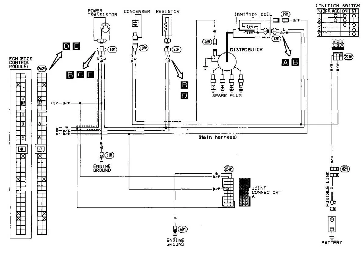 Wiring Diagram For 1995 Nissan Pickup Wiring Diagram And Schematic