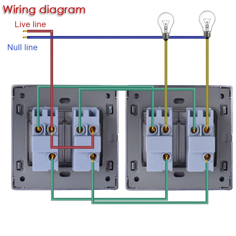 Wiring Diagram For 2 Gang Light Switch