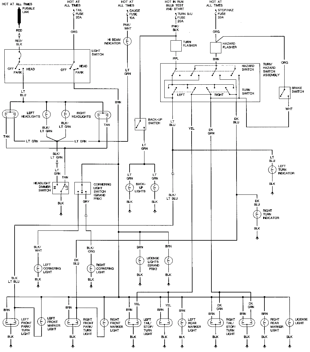 Wiring Diagram For 2001 Pontiac Grand Am Stereo