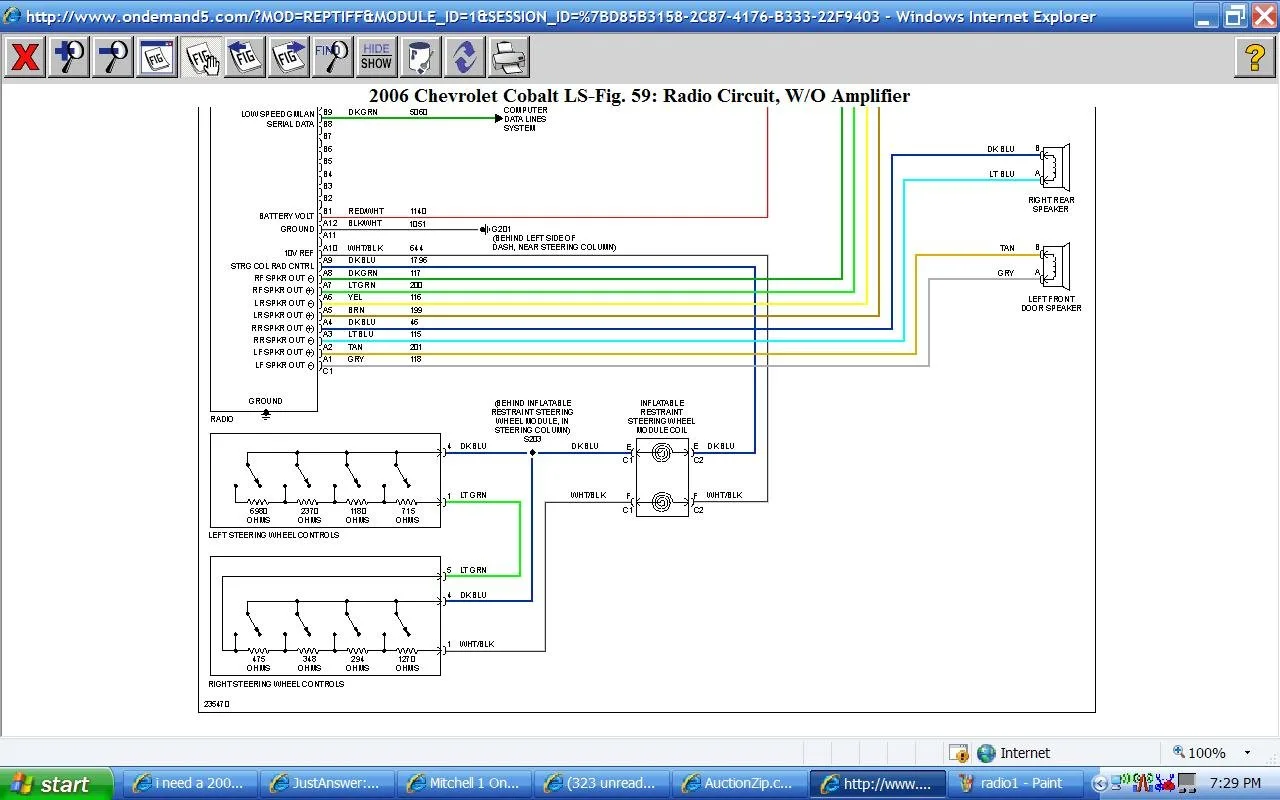 Wiring Diagram For 2006 Chevy Cobalt Wiring Diagram