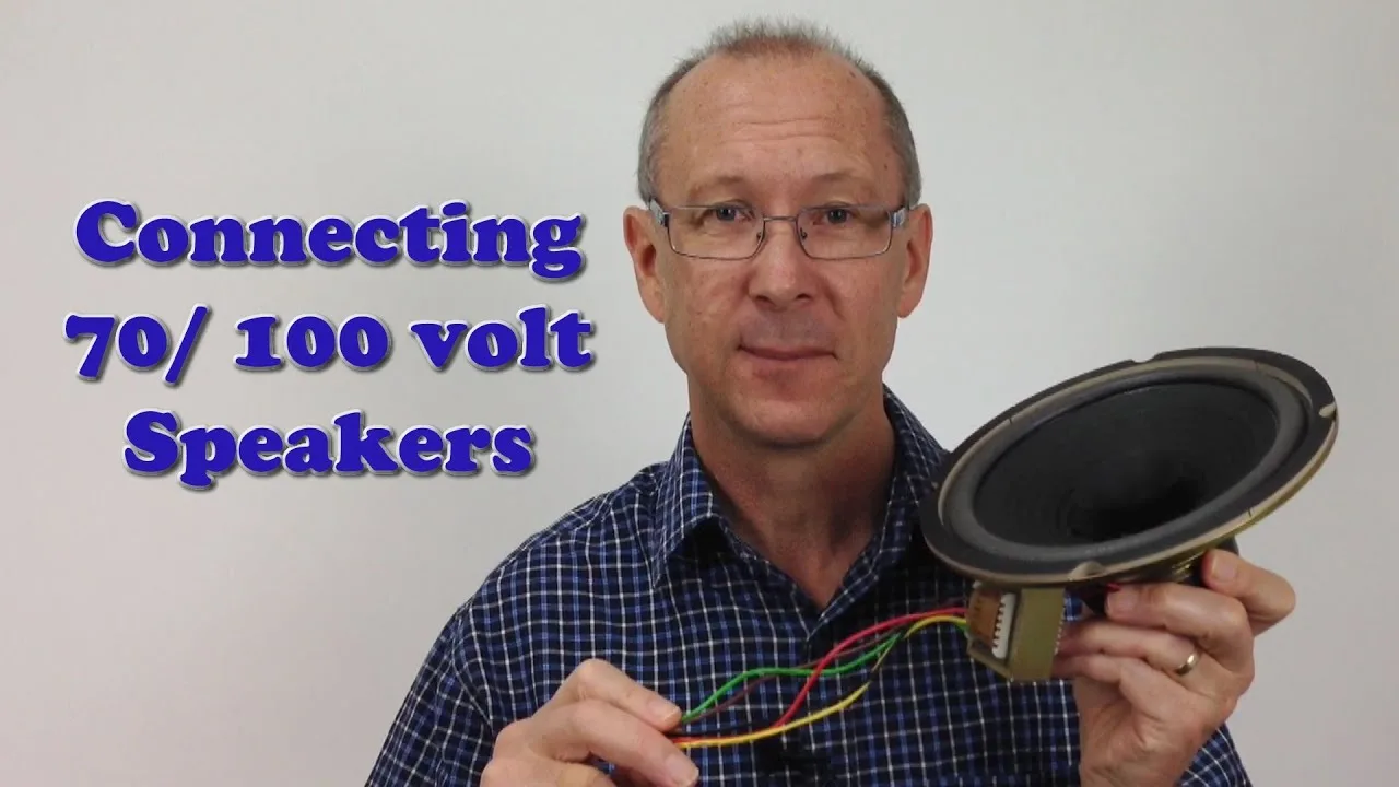 Wiring Diagram For A 70 Volt System Wiring Speaker 70V Volt