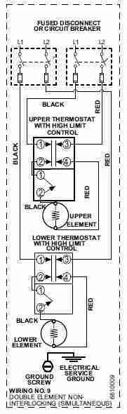 Wiring Diagram For A Dual Element Electric Water Heater Database