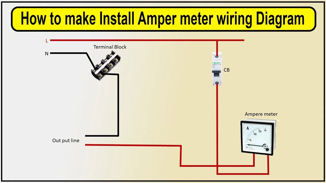Wiring Diagram For Amp Meter At Christopher Jenny Blog