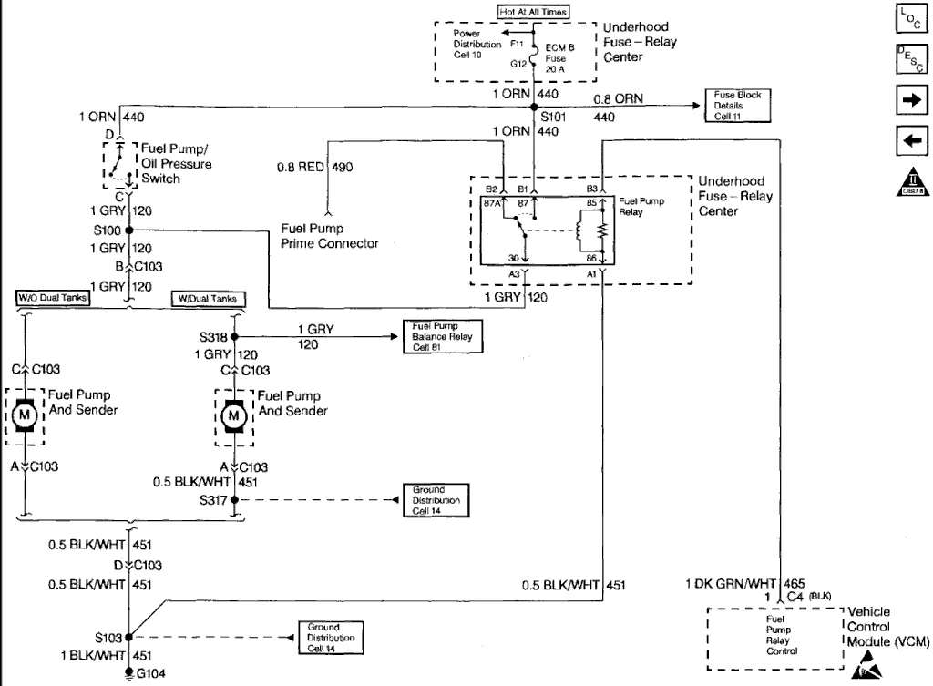 Wiring Diagram For Chevy Fuel Pump Wiring Diagram