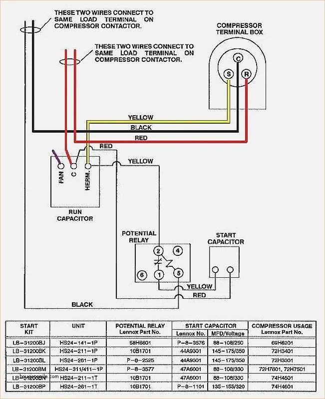 Wiring Diagram For Condenser Fan Motor
