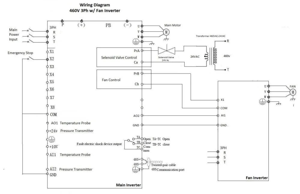 Wiring Diagram For D1 Series Compressors 220V Phz Us Air 53 Off