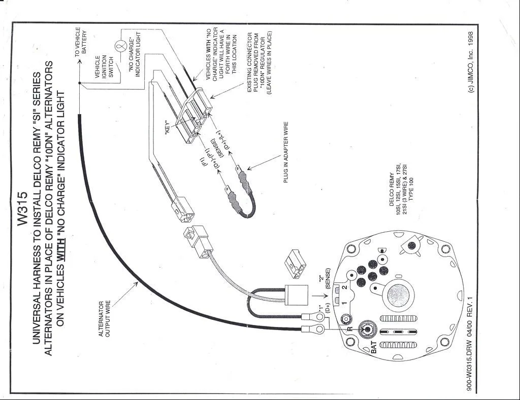 Wiring Diagram For Delco Alternator Collection