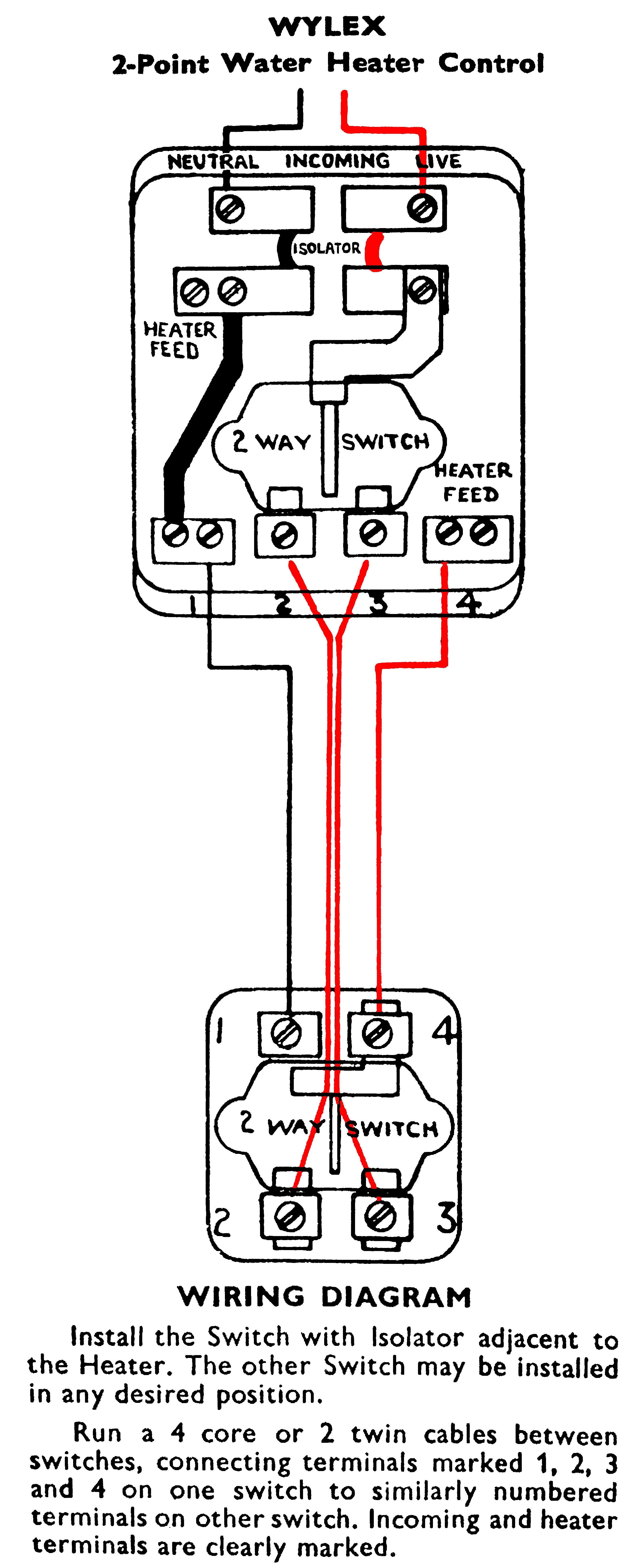 Wiring Diagram For Dual Immersion Heater Switch