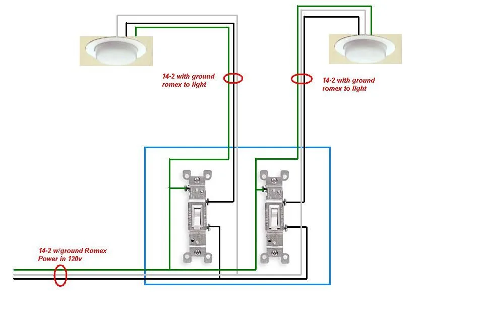 Wiring Diagram For Dual Light Switch