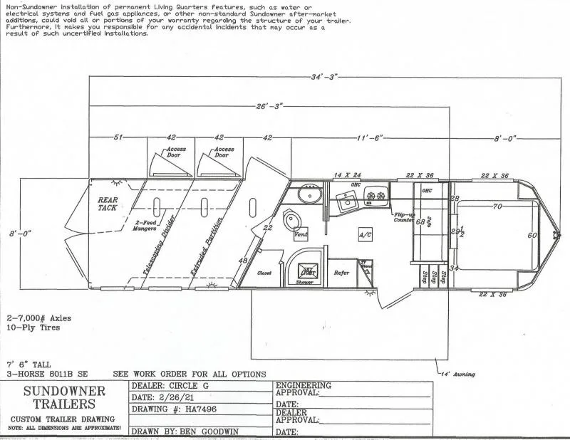 Wiring Diagram For Featherlite Horse Trailer Wiring Diagram