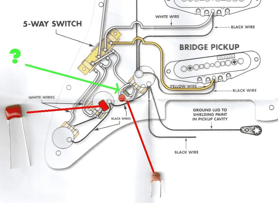 Wiring Diagram For Fender Vintage Noiseless Pickups Wiring Diagram