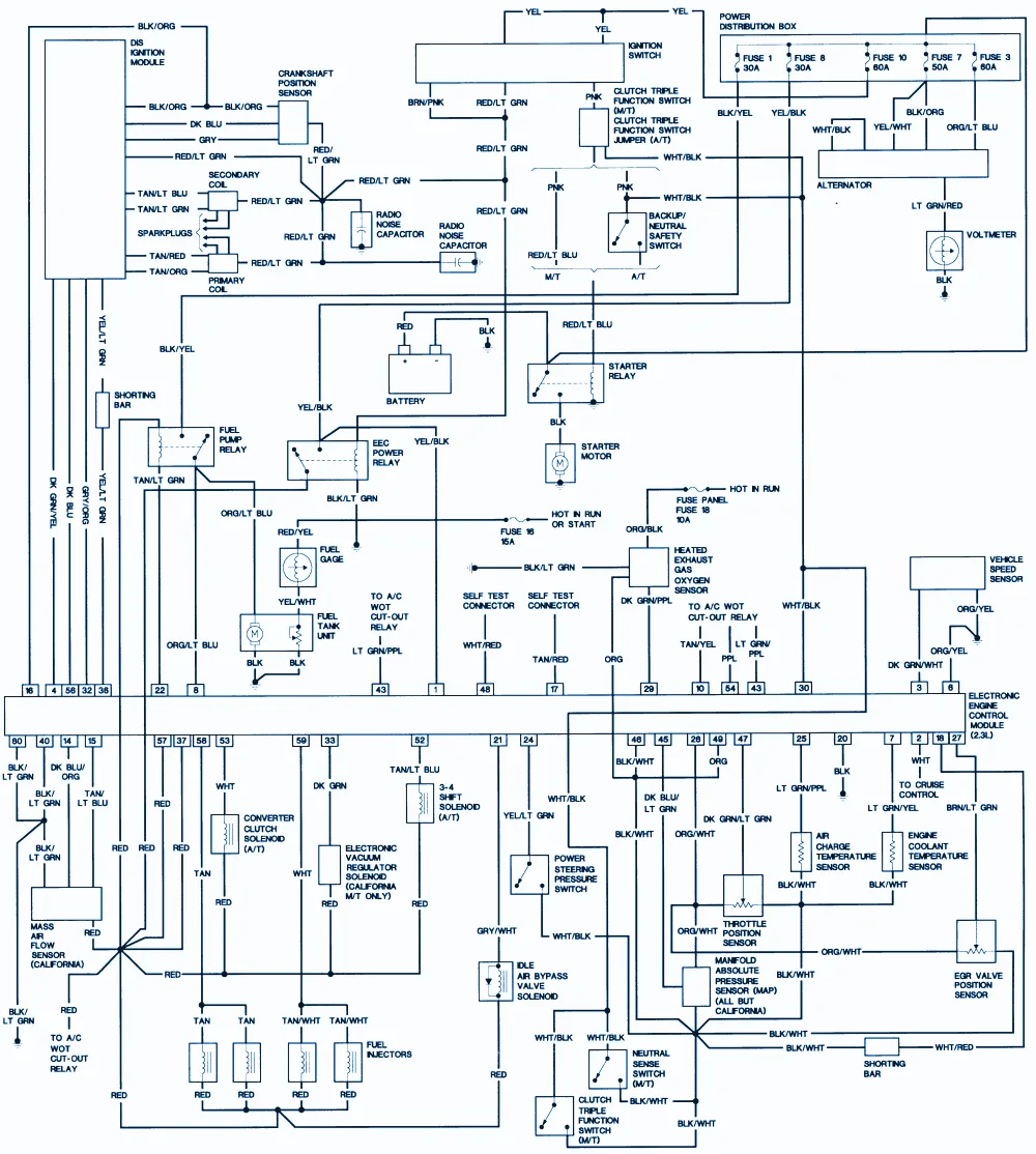 Wiring Diagram For Ford Ranger 1996