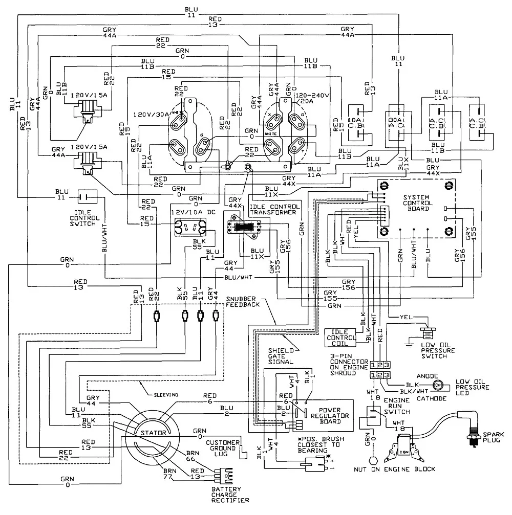 Wiring Diagram For Generac Generator Wiring Digital A