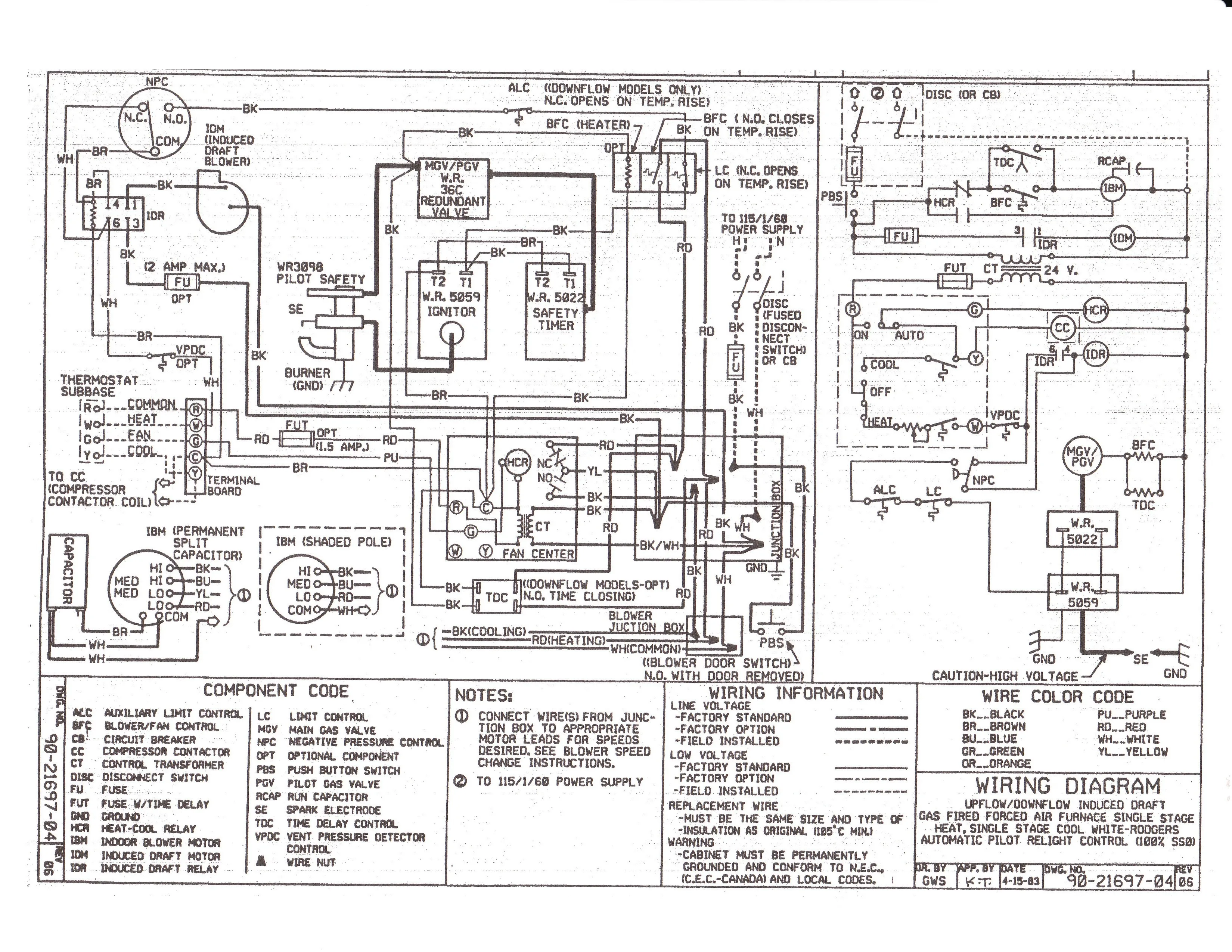 Wiring Diagram For Mobile Home Furnace Gallery Wiring Diagram Sample