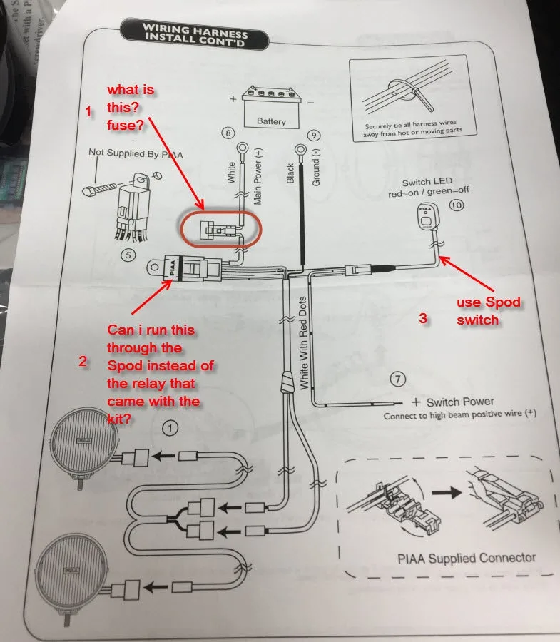 Wiring Diagram For Piaa Lights Wiring Diagram And Schematic