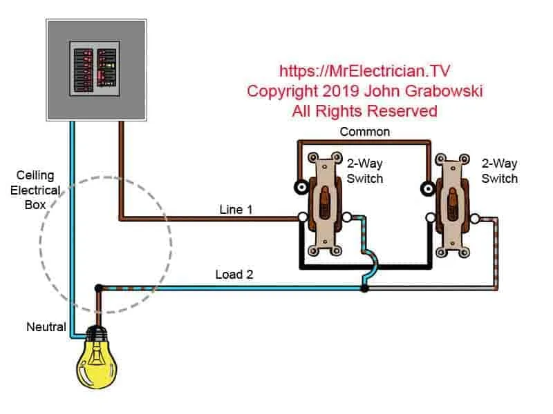 Wiring Diagram For Three Way Switch Collection Wiring Collection