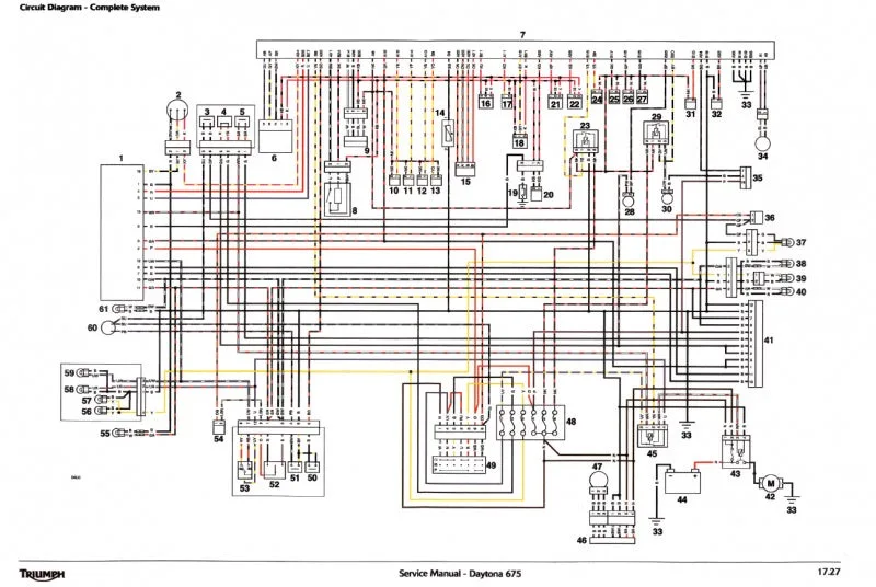 Wiring Diagram For Triumph Daytona 675R Wiring Diagram And Schematic