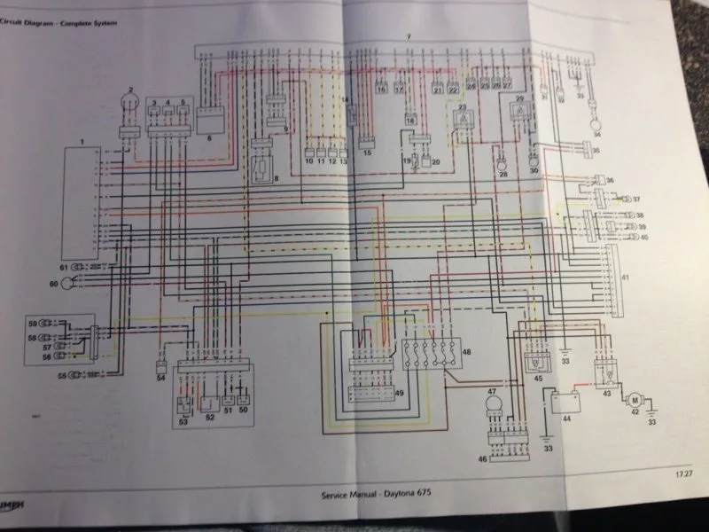 Wiring Diagram For Triumph Daytona 675R Wiring Diagram And Schematic