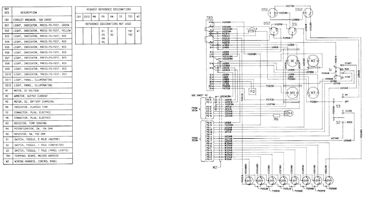 Wiring Diagram Generator Control Panel