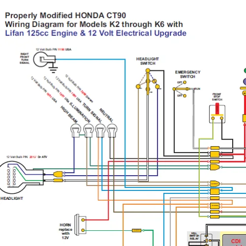 Wiring Diagram Honda C70 Pics