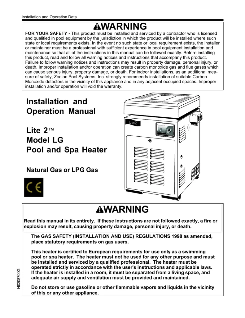 Wiring Diagram Jandy Laars Heater Wiring Diagram
