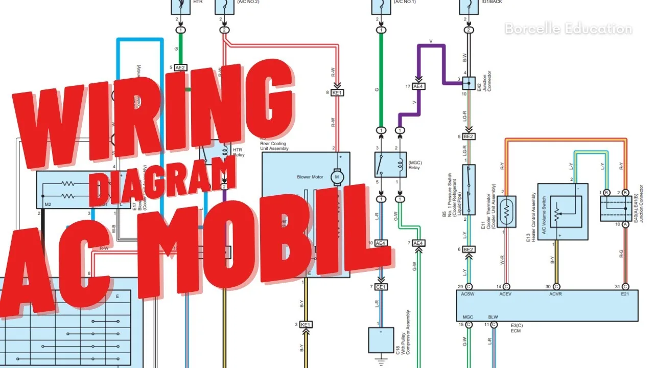 Wiring Diagram Kelistrikan Ac Mobil Toyota Avanza Kelistrikanmobil