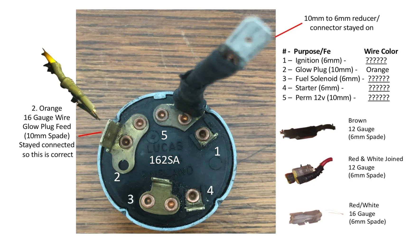 Wiring Diagram Lucas Ignition Switch Wiring Diagram