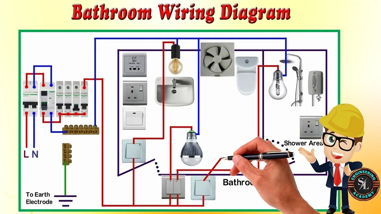 Wiring Diagram Of A Bathroom